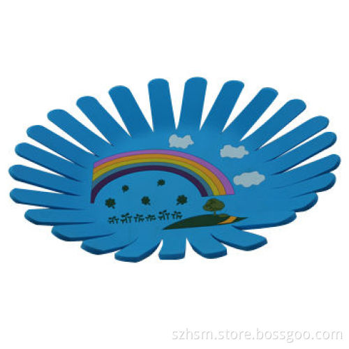 Flectional and Transformable PVC Rubber Multifunction Plate Dish
